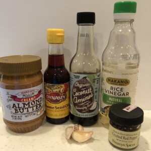 Ingredients sitting on a counter