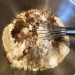 Whisk flours, spices & leavining Whisk flours, spices & leavining